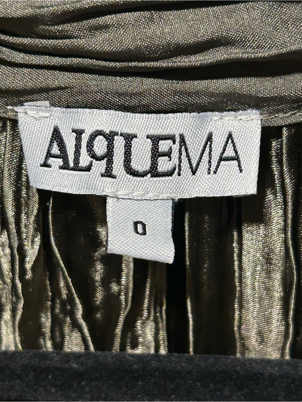 AlqueMa Australia Contrast Nehru Coat Dress Abstract Unique , size XS/S - Picture 9 of 11